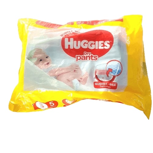 Huggies Dry Pants Small (4-8kg), 5 pants