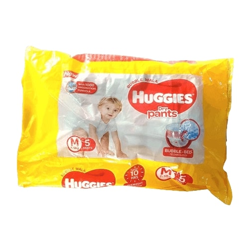 Huggies Dry Pants Medium (7-12kg), 5 pants