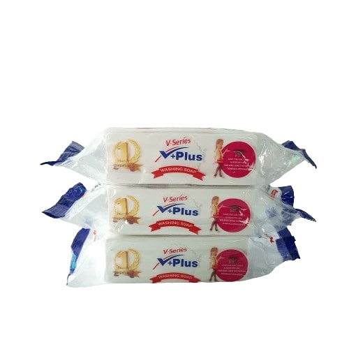 V-Plus Washing Soap, 200gm (Pack of 3)