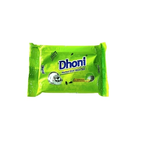 Dhoni Herbal Dishwash Bar, 75gm (Pack of 6)