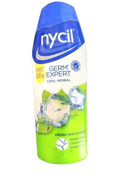 Nycil Germ Expert Cool Herbal Prickly Heat And Cooling Powder, 200gm