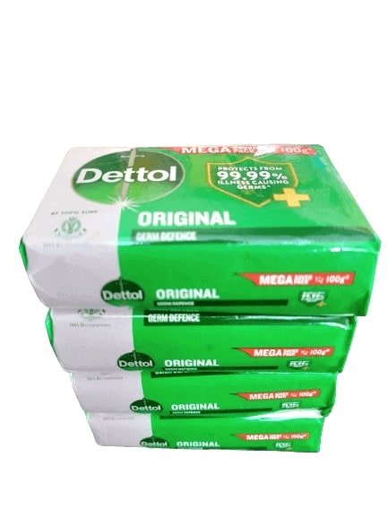 Dettol Original Soap, 150gm (Pack of 4)